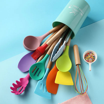 Silicone Cooking Utensils Set
