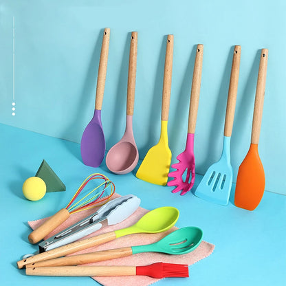 Silicone Cooking Utensils Set