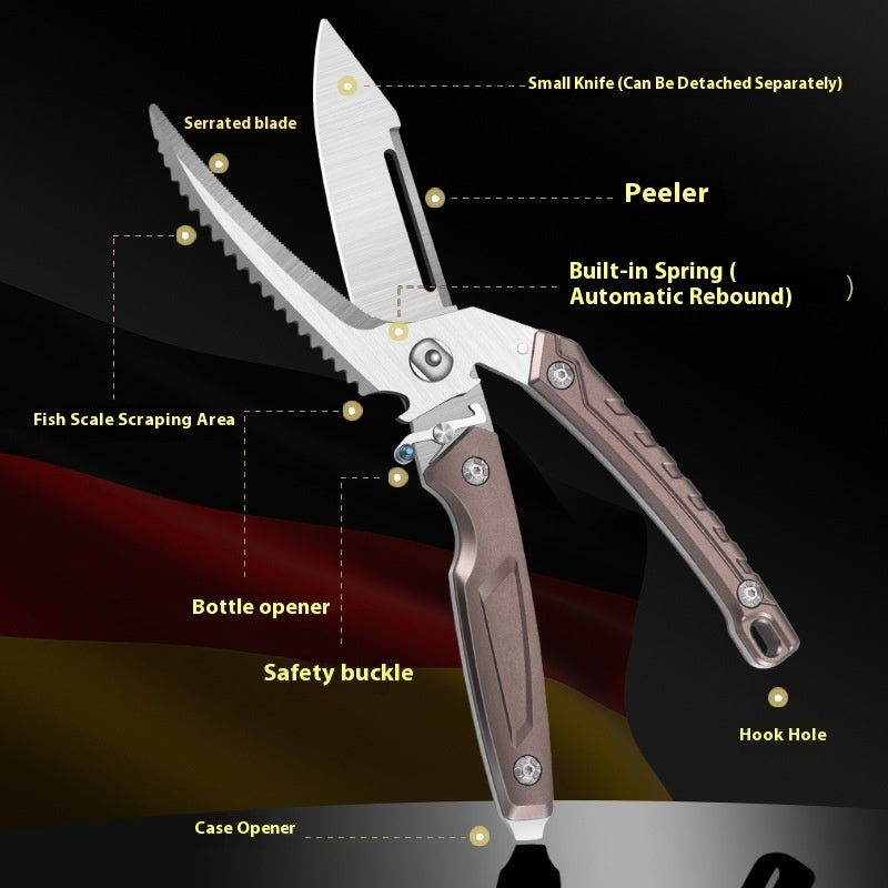 Stainless Steel Food Scissors