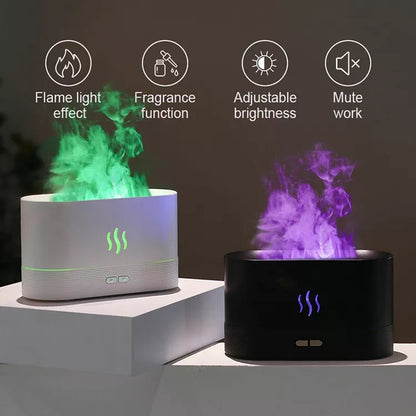 Ultrasonic Flame Humidifier