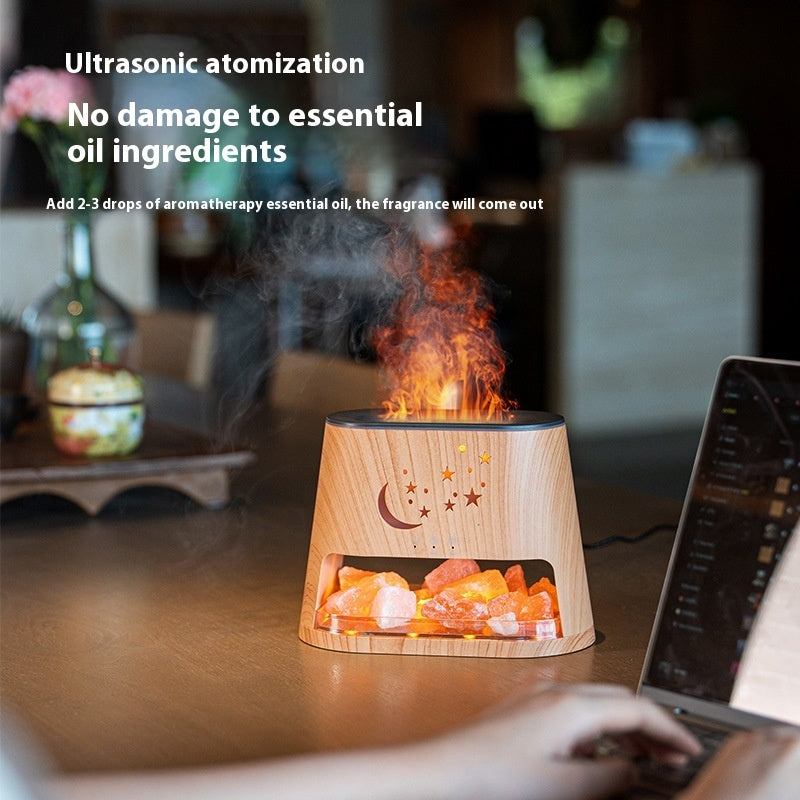 USB Colorful Flame Aroma Diffuser