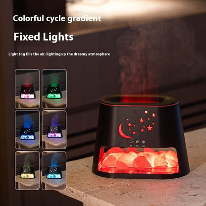 USB Colorful Flame Aroma Diffuser