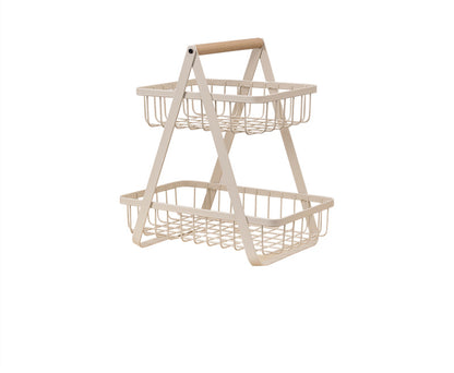 Home Double Iron Kitchen Shelf